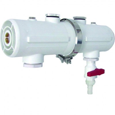 Filtru Oscar, cartus de 10″, racord de ¾ purjare manuala